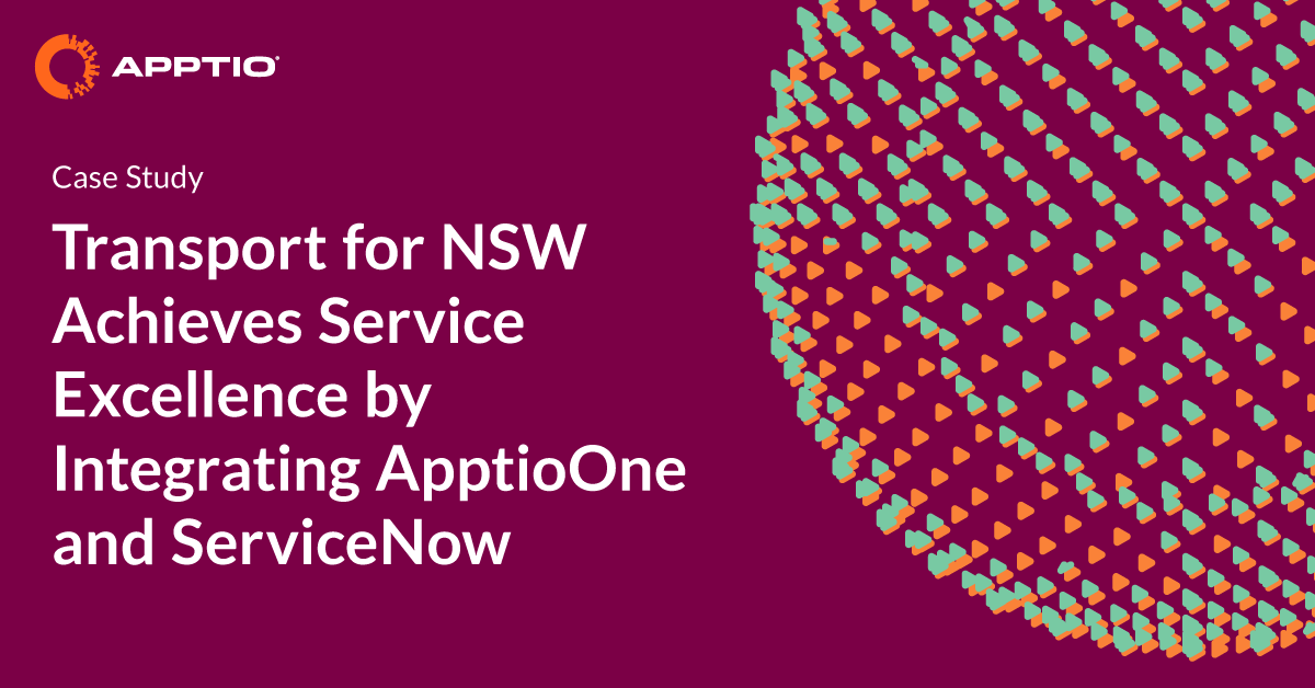 Transport for NSW Achieves Service Excellence by Integrating ApptioOne